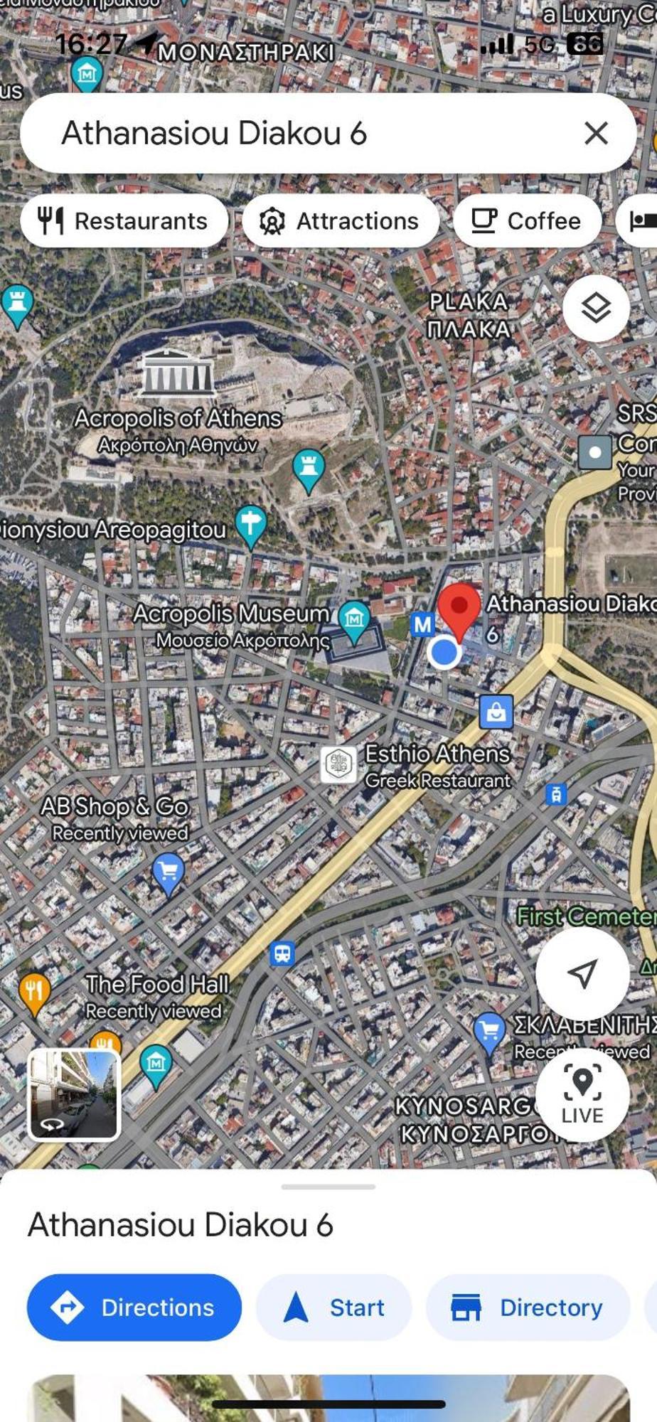 Elegant Apt 50Meters Close Acropolis Athens Luaran gambar